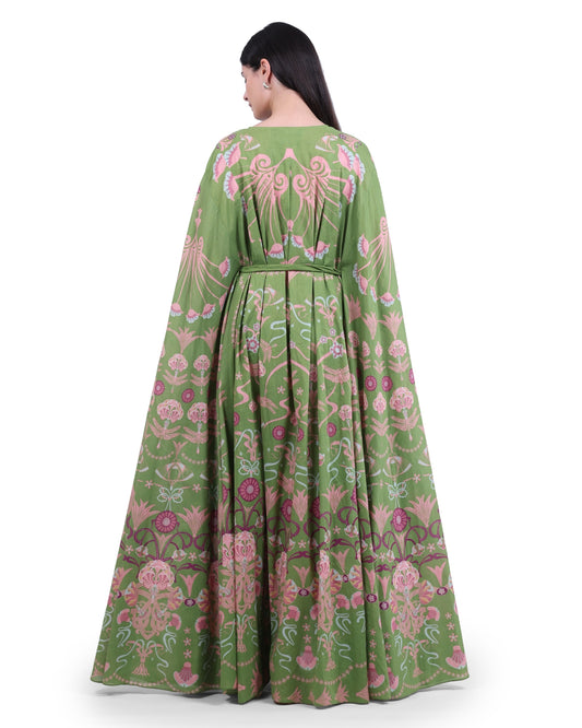 The Circle Dress - Nocturne Jardin