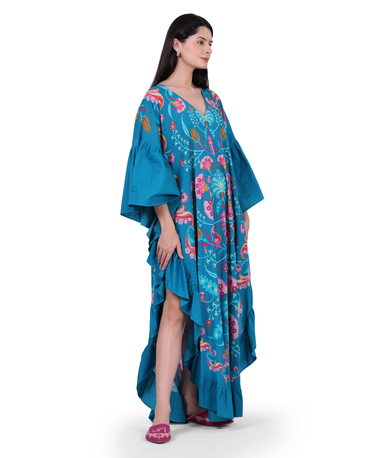 The Volante Dress - Miami Splash