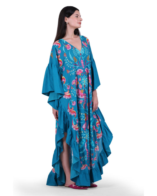 The Volante Dress - Miami Splash