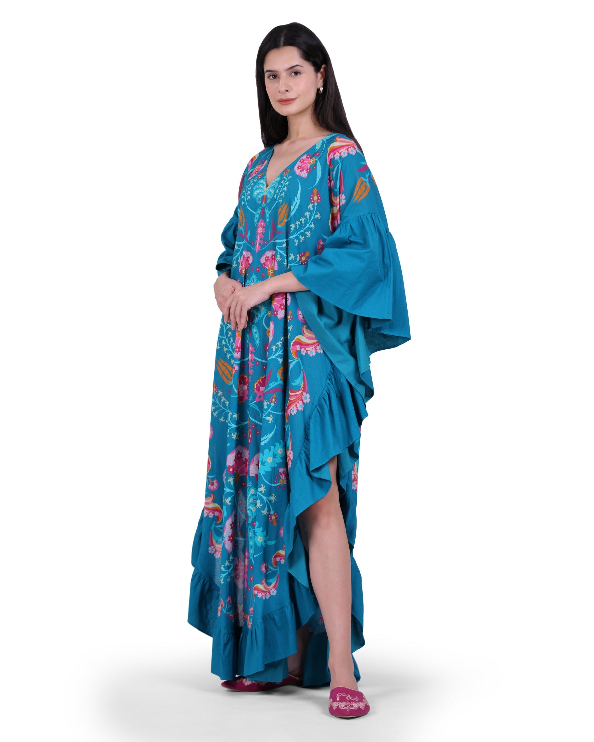 The Volante Dress - Miami Splash