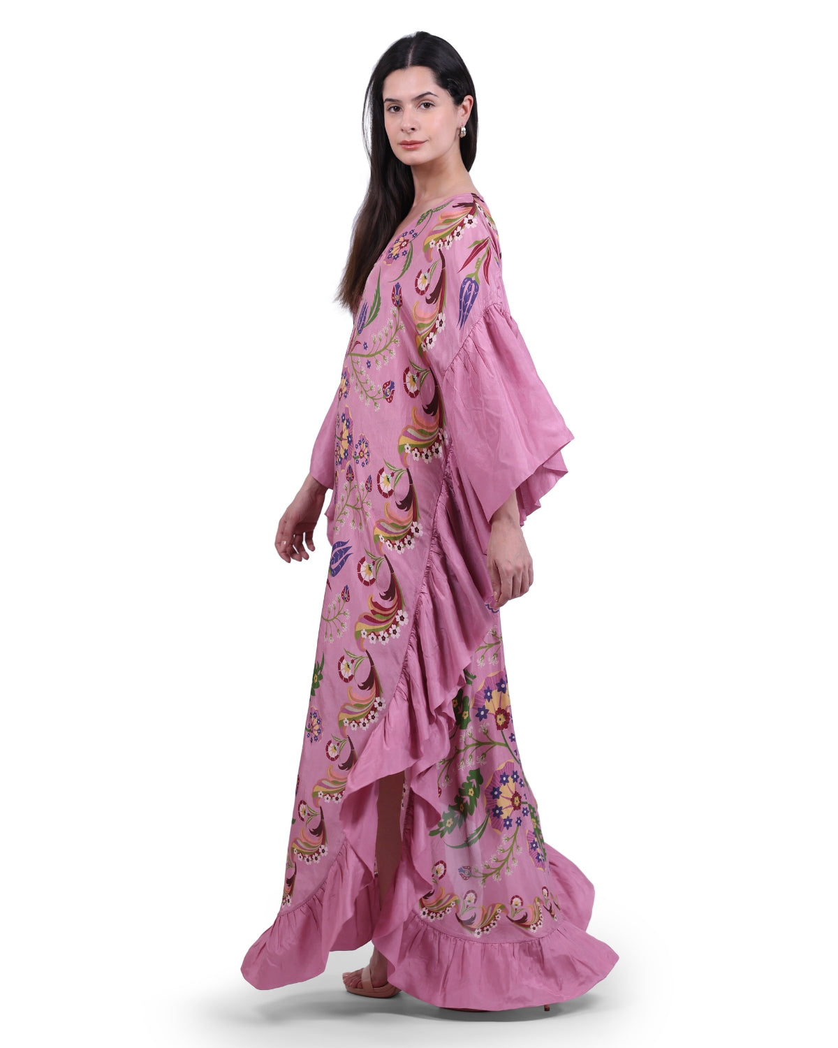 The Volante Dress - Nocturne Jardin